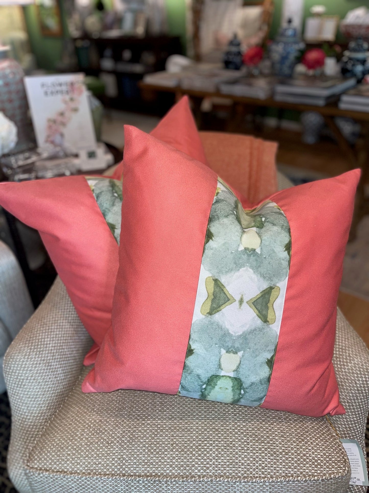 Pink w/ Line Pillow