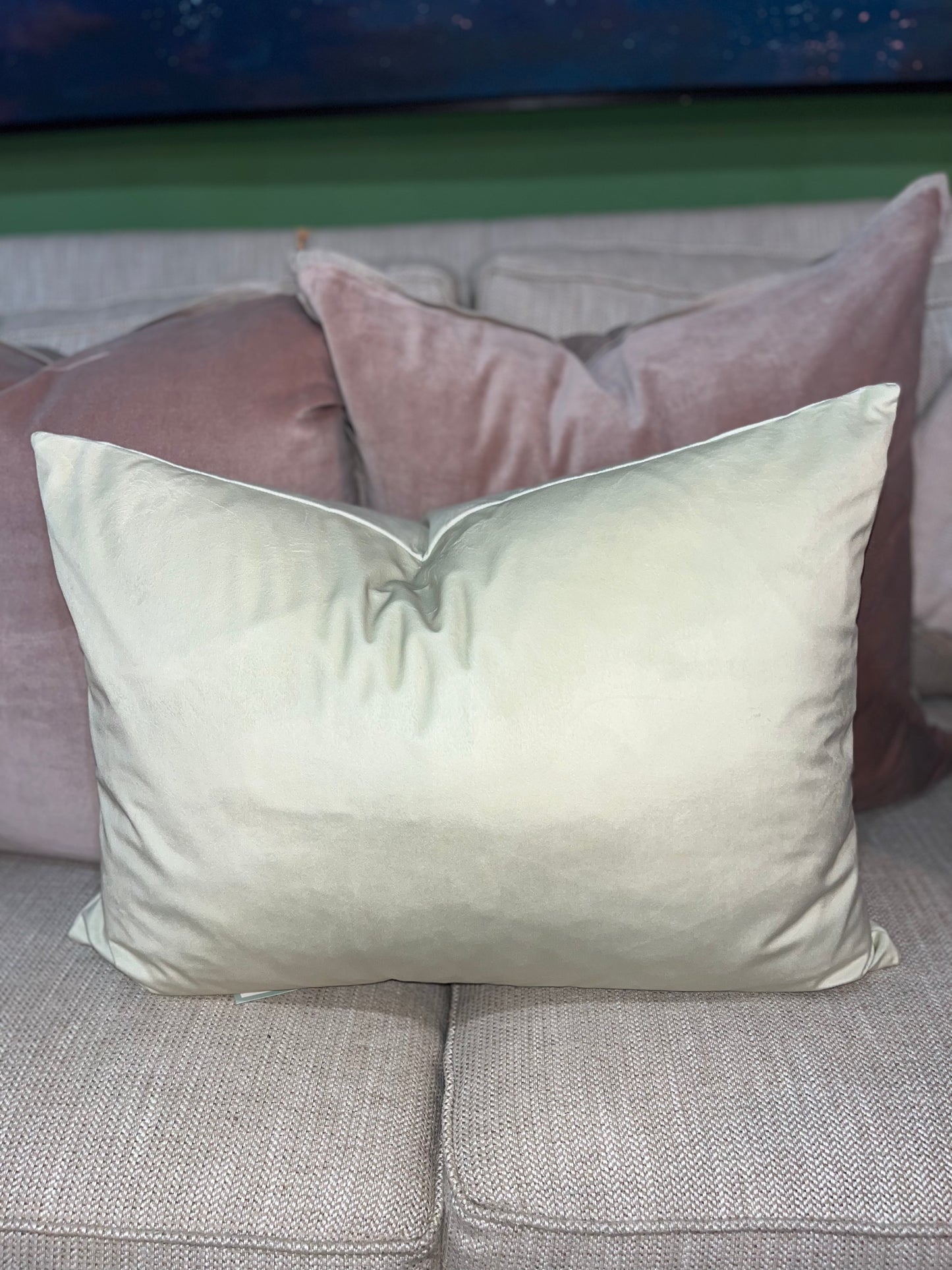 Pale Green Pillow
